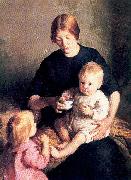 Page, Marie Danforth The Tenement Mother oil painting